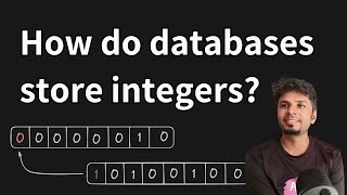 How databases store and transmit integers efficiently using varint encoding [upl. by Atilamrac]