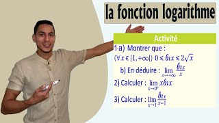 fonction logarithme 2 bac exercices corrigés  limite de fonction logarithme 2 bac  démonstration [upl. by Esiuqcaj]