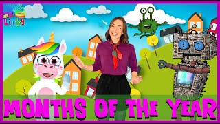 Months of the year song for kids  English Months song for children  Kindergarten Months song [upl. by Marita]