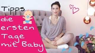 Nach der Geburt Die ersten Tage mit Baby  Wochenbett  Baby Update [upl. by Nnanaej]