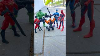 Venom Combat team SuperHero  Marvel Toys spiderman marvaltoys hulkman [upl. by Ordnasela]