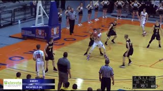 3A Boys Basketball Emery vs Richfield High School UHSAA 2019 State Tournament Semifinals [upl. by Enialem]