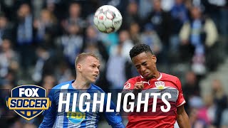 Hertha BSC Berlin vs VfB Stuttgart  2019 Bundesliga Highlights [upl. by Eelyak]