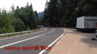 Kawasaki Z1000 VS Cagiva Raptor 1000 [upl. by Comfort]