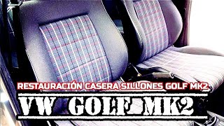 GOLF MK2RESTAURACIÓN SILLONES DELANTEROS [upl. by Peterson313]