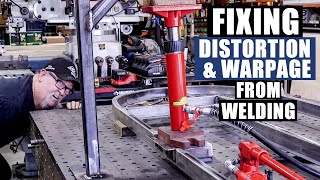 Fixing Welding Distortion and Warpage  JIMBOS GARAGE [upl. by Yirinec]