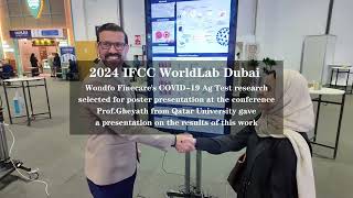 2024 IFCC WorldLab Dubai Wondfo Finecares COVID19 Ag Test research [upl. by Neeloj]