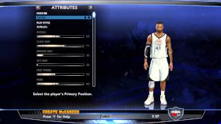 Nba 2k14 My career 99 overall before rookie showcase [upl. by Etan]