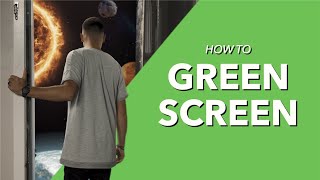 How to Green Screen 6 Easy Steps [upl. by Rooney659]