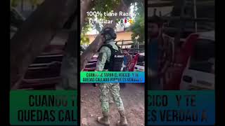 Tiene toda la razón el el militar lo dejo callado 👍👍😂🪖🇲🇽🫡badiraguato culiacan [upl. by Karia]