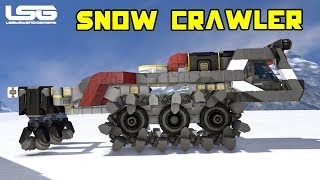 Space Engineers  Snow Crawler RATRAK Explorer [upl. by Trembly685]