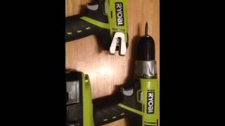 Ryobi 18v drill and impact driver  belt clip [upl. by Rheims338]