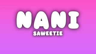 Saweetie  NANi Lyrics [upl. by Hanshaw]