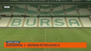 Bursaspor  Batman Petrolspor Maçı Canlı [upl. by Ilrebmik]