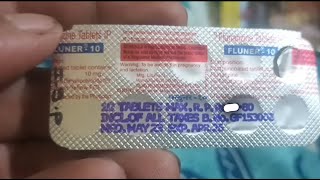 fluner 10 mg tablet uses in hindi price dose side effects medicine migraine अधकपरी में दी जाने वाली [upl. by Garaway]