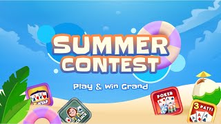 Play amp Win in Summer Contest  Card Games [upl. by Eannyl]