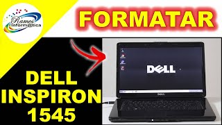 TUTORIAL COMO FORMATAR DELL INSPIRON 1545 COM WINDOWS 10 VERSÃO 21H1 BIOS DELL [upl. by Soalokin]