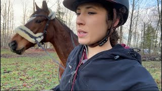 Day In My Life  Wet Winter Horse Care amp Riding [upl. by Brandie]