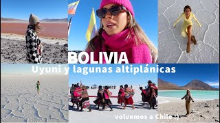 BOLIVIA el viaje de mi vida ☀️🇧🇴🌵 Salar de Uyuni lagunas el mejor atardecer y vuelta a Atacama [upl. by Ecirb]