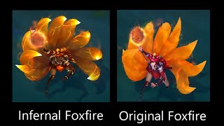 Infernal Foxfire Ahri  Mod Preview [upl. by Gnil]