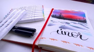 Výroba vlastního diáře 2  Bullet journal  DIY [upl. by Ennairrac]