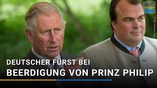 Beerdigung von Prinz Philip Trauergast Fürst Philipp berichtet exklusiv [upl. by Mason]