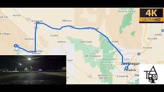 Death Valley National Park to Las Vegas NV  Real Time  4K [upl. by Venezia]