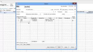 Rewizor GT  księgowanie faktury zakupu towarów [upl. by Dualc287]