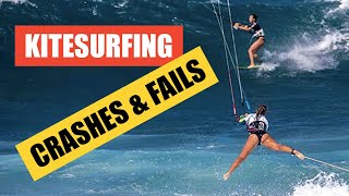 Kitesurfing Crashes amp Fails Compilation  Part 1 😜 [upl. by Urbannal900]