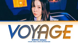 WINTER aespa Voyage CASTAWAY DIVA Part8 OST Lyrics Color Coded Lyrics [upl. by Leihcim]