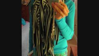 How to make a fringy scarf in 2 mintues [upl. by Iives]