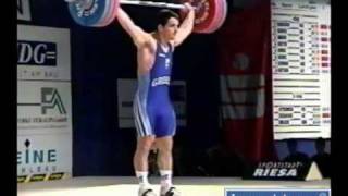 IronMind Spotlight on Marc Huster vs Pyrros Dimas From the 1998 Sr Europeans [upl. by Cargian]