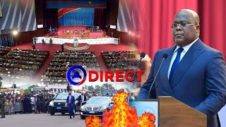 EN DIRECT PREMIER DISCOURS DU Pr FÉLIX TSHISEKEDI APRÈS COUP DÉTAT RATÉ DU JAMAIS VU INCROYABLE [upl. by Gorey]