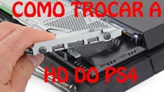 Tutorial Completo Trocar a HD do PS4 para 1 TB ST1000LM024 sem erros [upl. by Elmo]