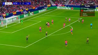 Edon Zhegrova Amazing Goal Atletico Madrid vs Lille 13 Highlights and All Goals [upl. by Sand350]