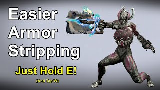 Auto Melee Made Shattering Impact Stripping Easier Warframe [upl. by Eiramlatsyrc]