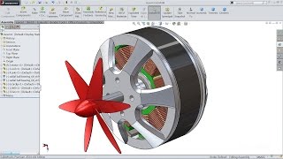 Solidworks tutorial  sketch DC motor in Solidworks [upl. by Albrecht774]