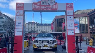 Rallye Monte Carlo Historique 2024 Start in Bad Homburg [upl. by Oirazan]