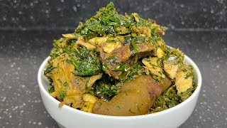 How to make Edikaikong Soup Recipe  Vegetable Soup Recipe [upl. by Sol]