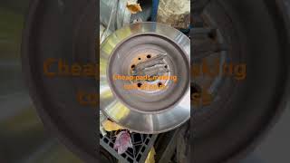 New rear pads and rotors 16 explorer brakes brakeservice mechaniclife autorepair mechanic [upl. by Buiron727]