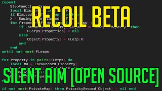 RECOIL ROBLOX  HACKSCRIPT  SILENT AIM OPEN SOURCE [upl. by Arataj460]