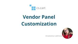 CSCart MultiVendor Vendor Panel Customization [upl. by Ogirdor260]