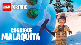 COMO CONSEGUIR MALAQUITA en LEGO FORTNITE [upl. by Cleodel]