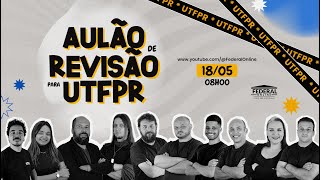 AULÃO DE REVISÃO PARA UTFPR [upl. by Jill]