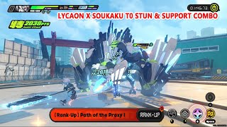 Lycaon x Soukaku T0 Stun amp Support Combo  Zenless Zone Zero Rank Up Satisfying Parry Gameplay [upl. by Horten]