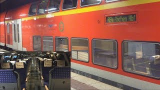 Ein echter Exot unter den Doppelstockwagen Mitfahrt im ex BistroCafe 1Klasse Dosto von DB Regio [upl. by Einnep299]