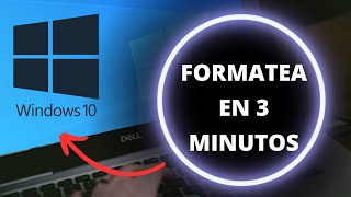 COMO FORMATEAR UNA PC WINDOWS 10 ✅ [upl. by Anauj]