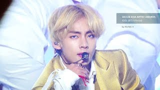 181128 아시아 아티스트 어워즈AAA  IDOL  BTS V focus fancam  방탄소년단 뷔 4K직캠 [upl. by Neall795]