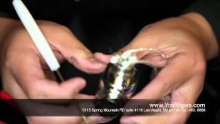 How to Build a Rebuildable Atomizer  Yosi Vapes DIY Dual Coil Tutorial  Vape Shop in Las Vegas [upl. by Dabney]