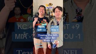 Teasing The NFL Week 11 No Sweat Bet with Daniel Saludo and Andrew Chang nfl nflbet nosweatbet [upl. by Damalas]